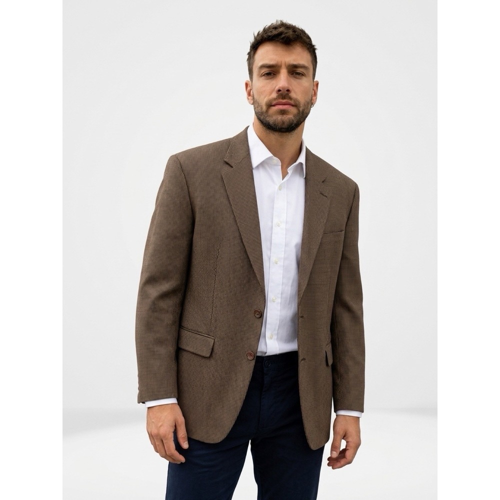 Ralph Lauren MensSport Coat Blazer Long Sleeves Brown Size 43r(10-b65)